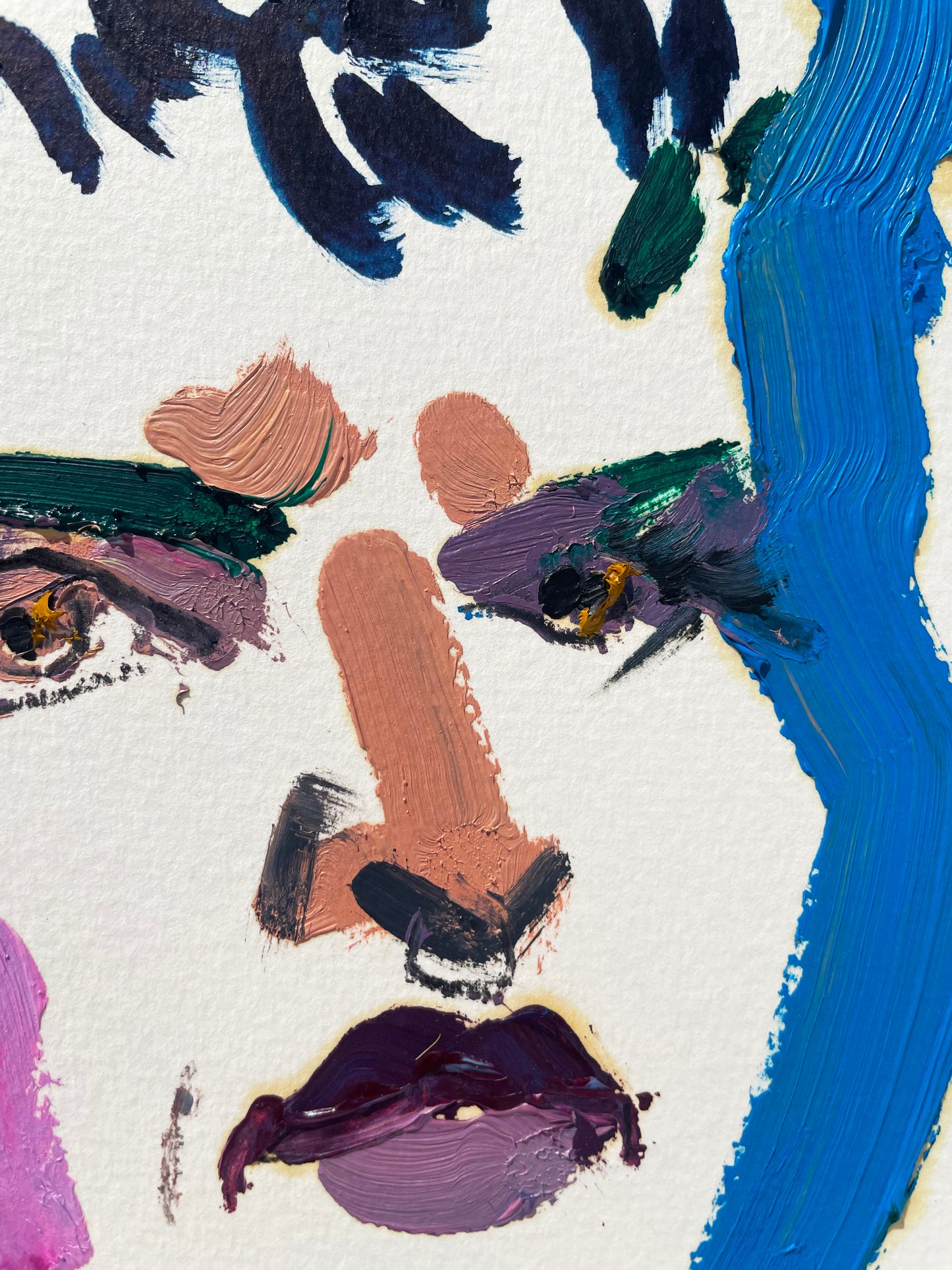 I paint my collaborators from life (Francis)