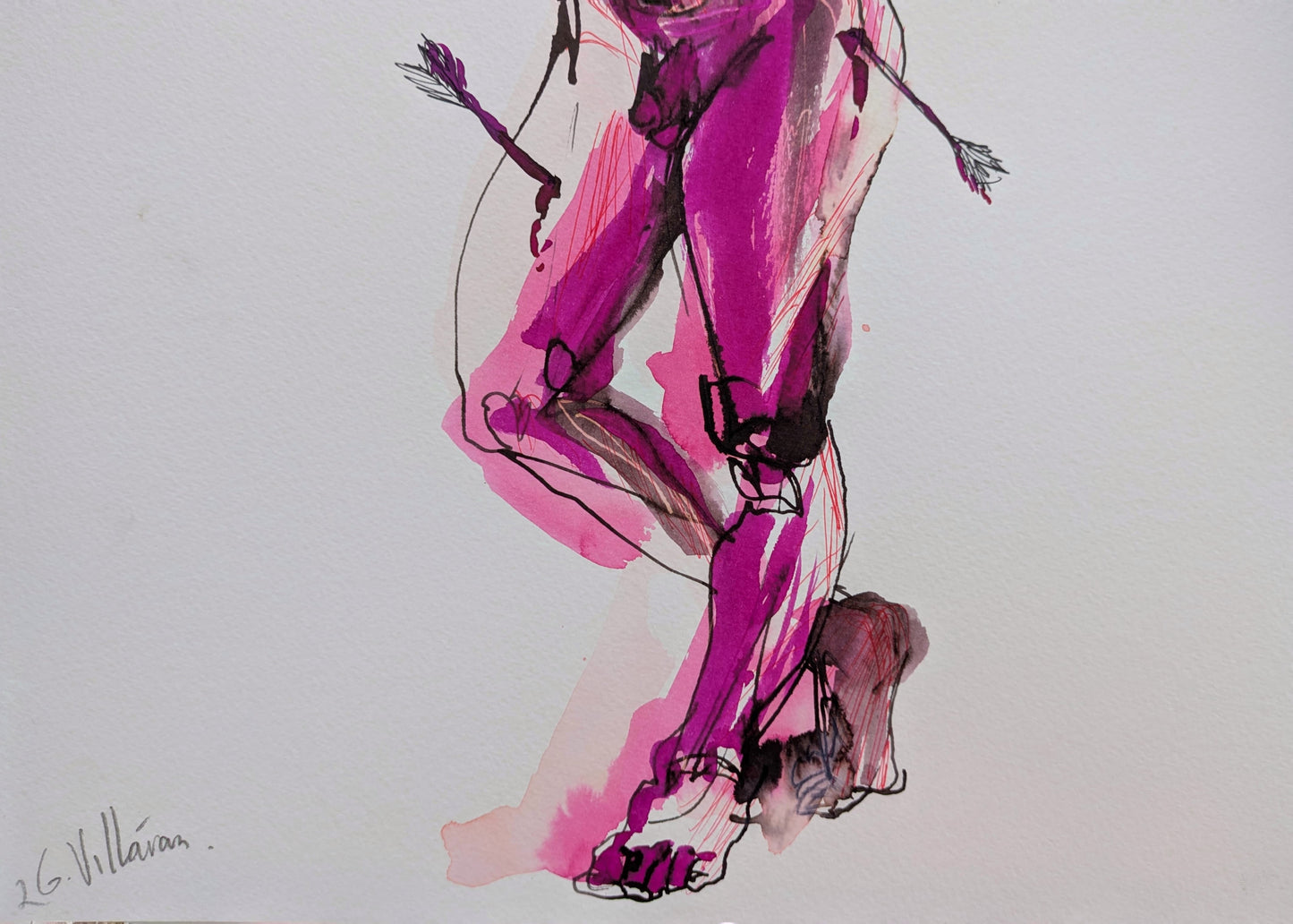 Drawing Saint Sebastian II