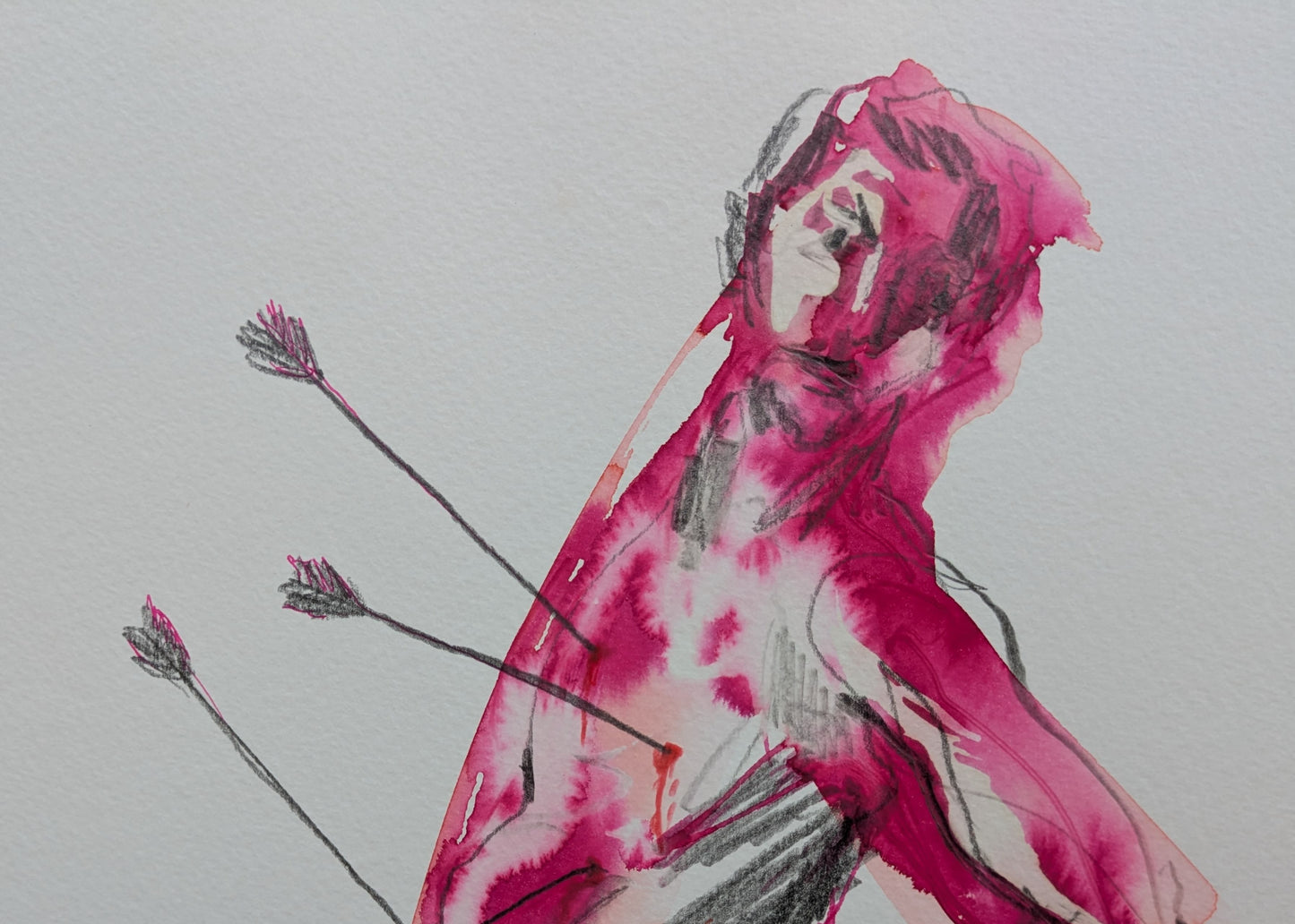 Drawing Saint Sebastian V