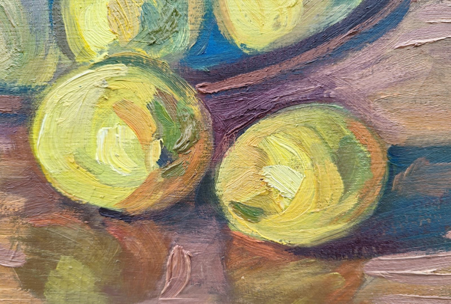 Limones sobre el espejo