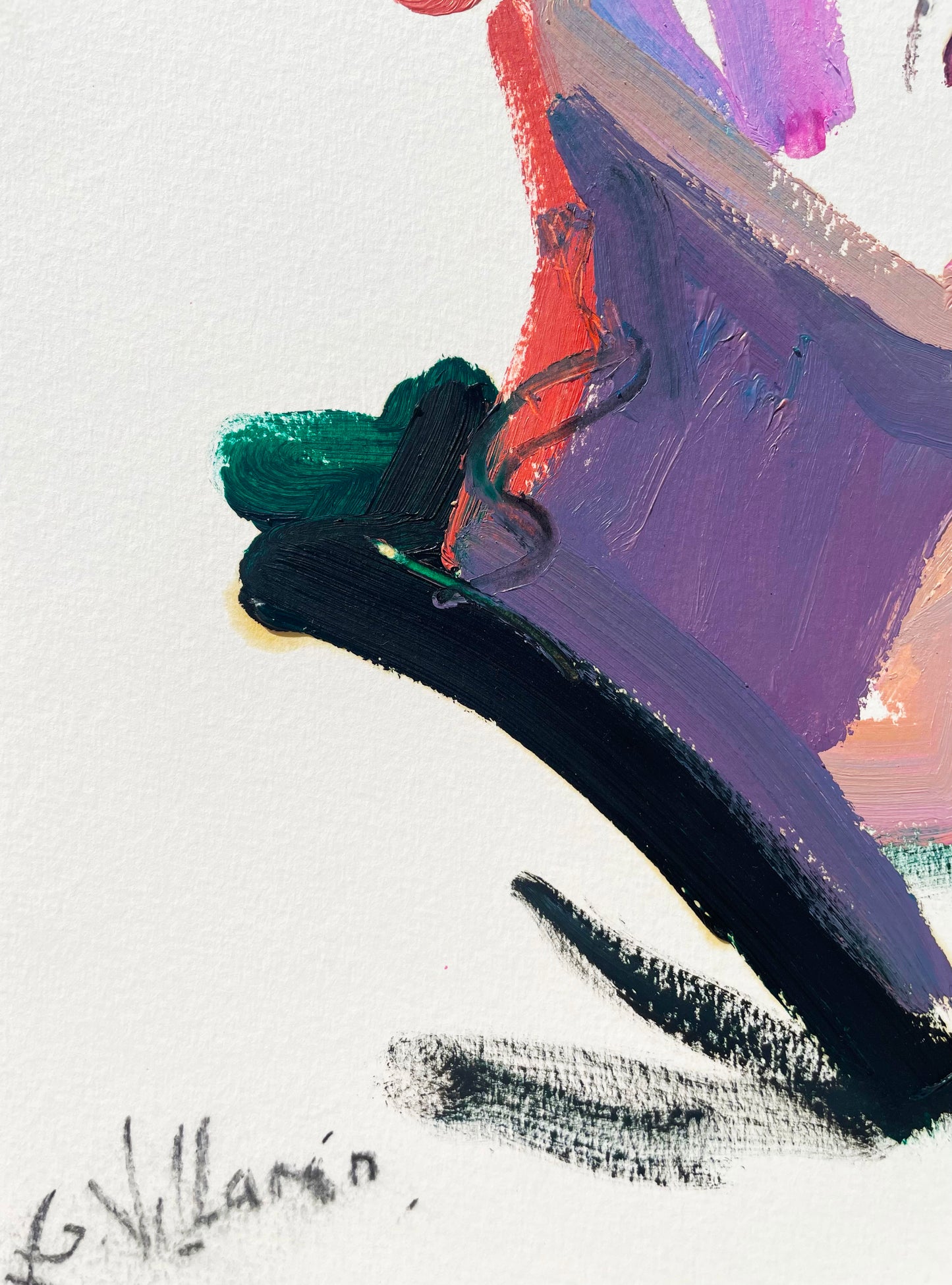 Je peins mes collaborateurs d'après nature (Irène)