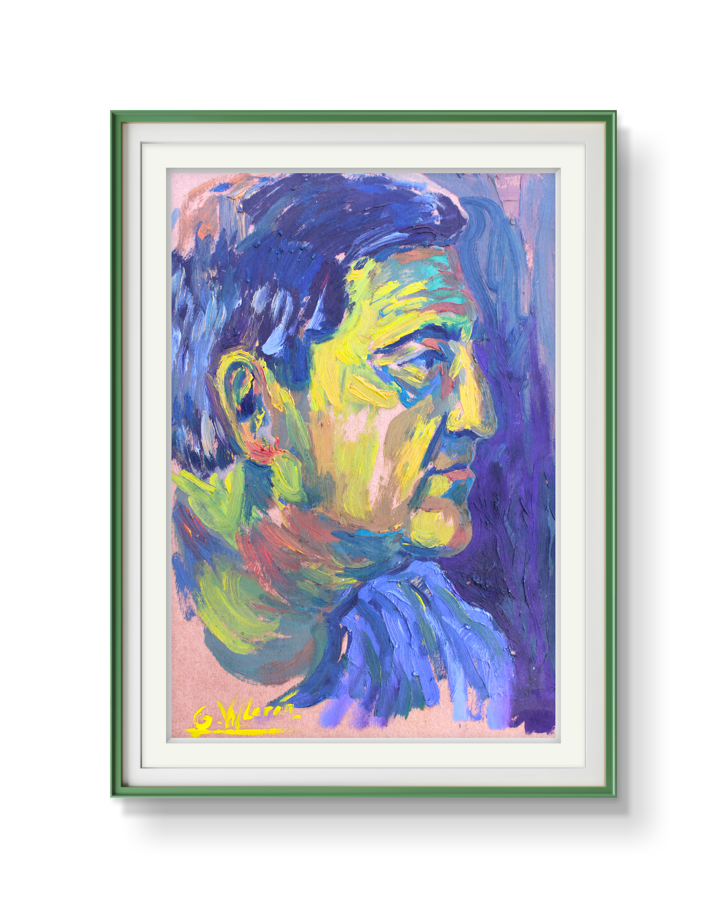 My father's blue profile