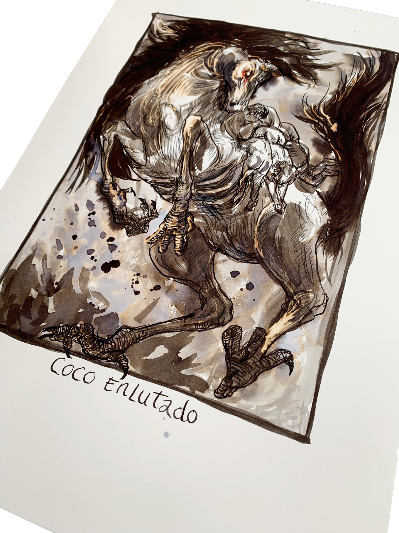 Noix de coco en deuil