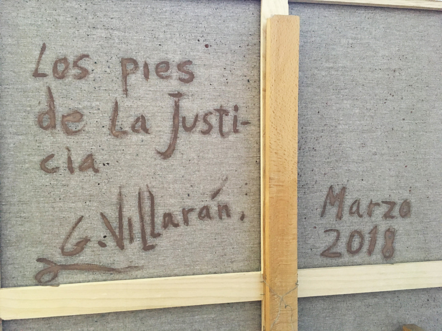 Los pies de la justicia. Alegoría XVI.