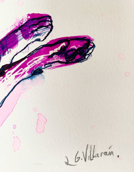 Kubin and Hanuman magenta