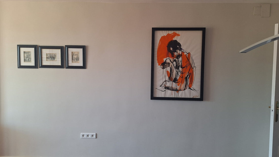 Mujer Zen enmarcada en el hogar de Federico.