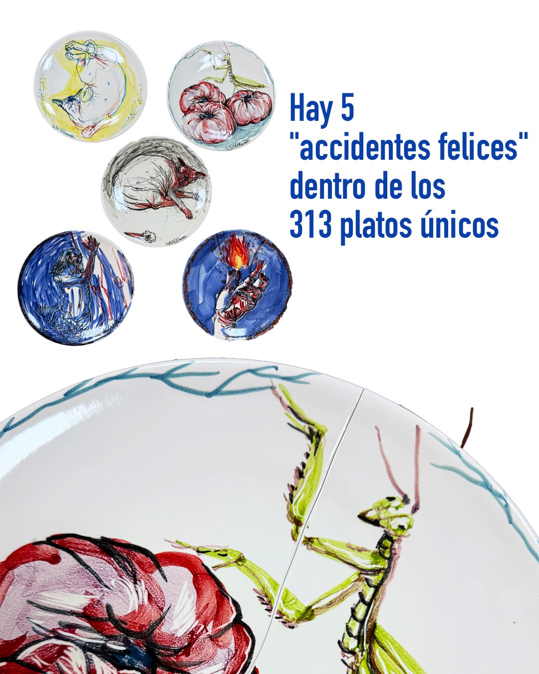 313 platos. 313 mundos