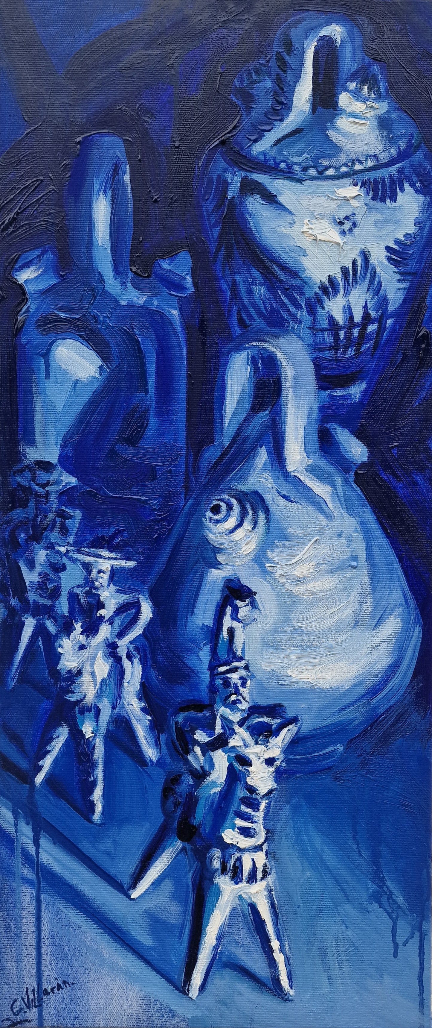 Los tres jinetes azules