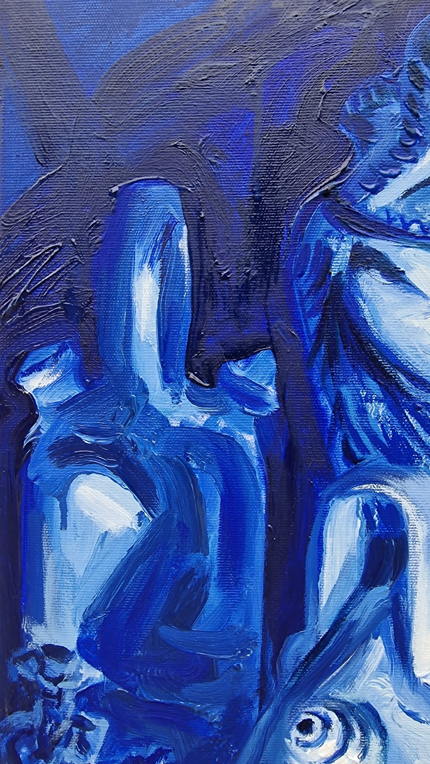 Los tres jinetes azules