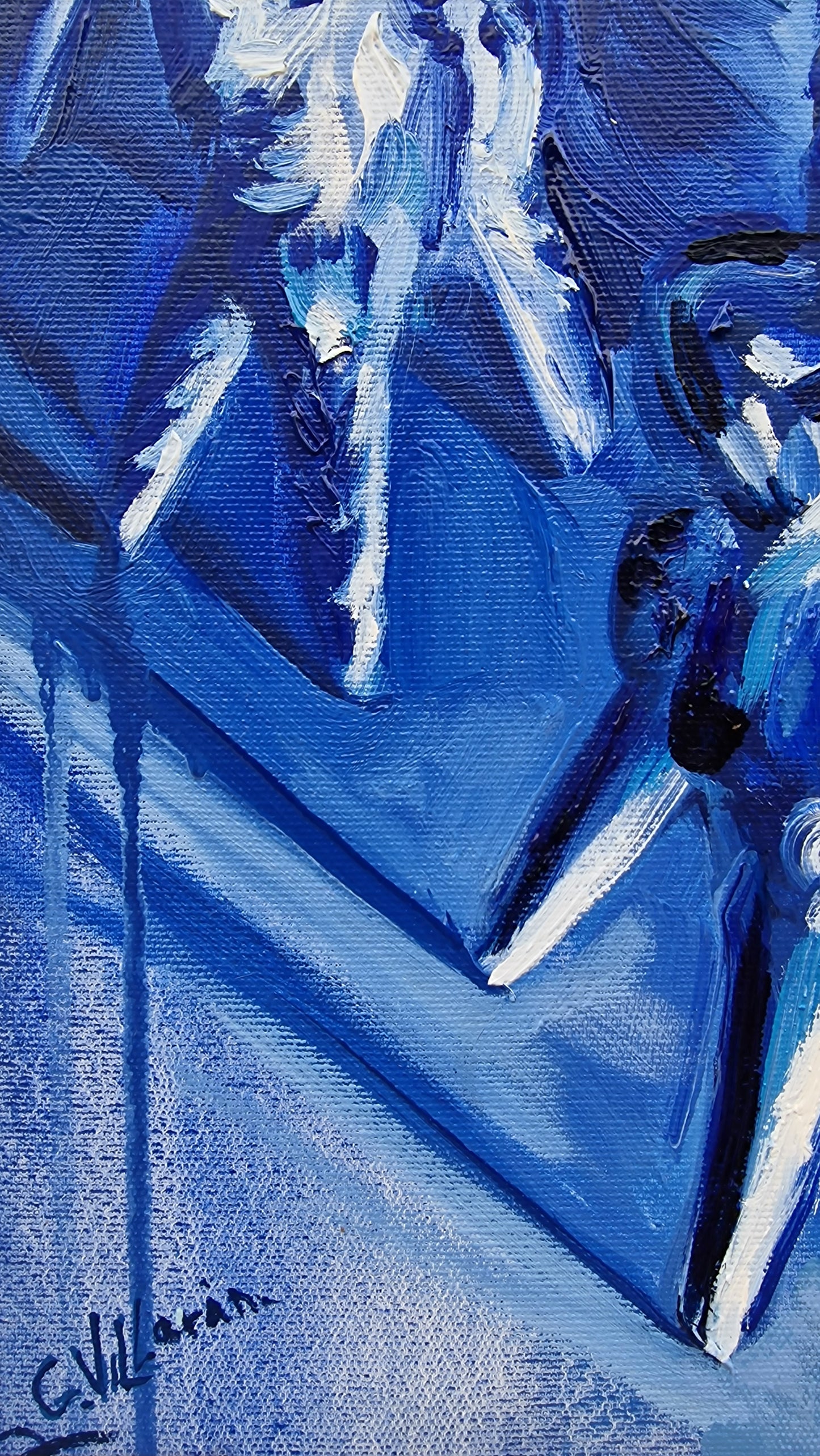 Los tres jinetes azules