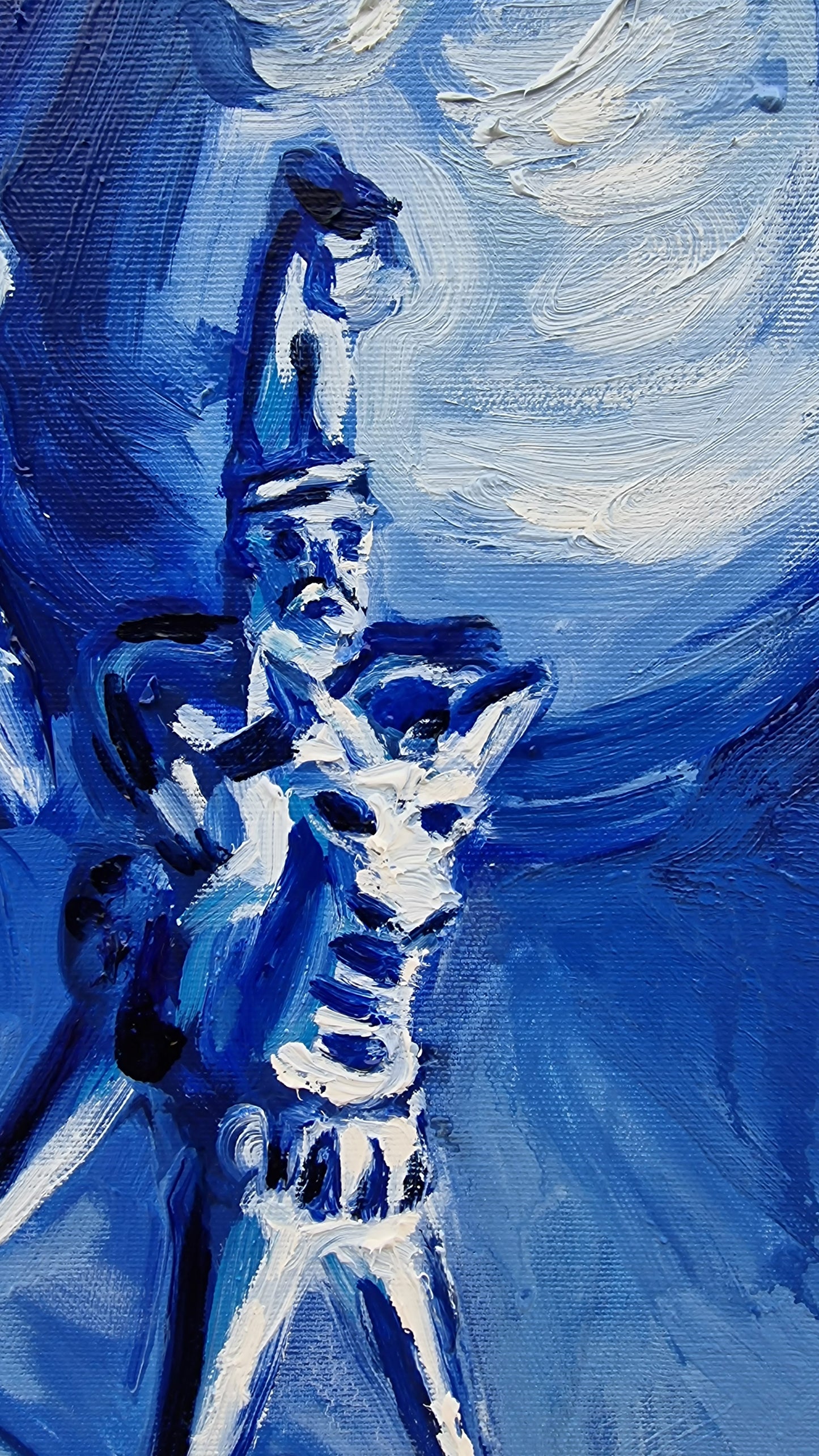 Los tres jinetes azules