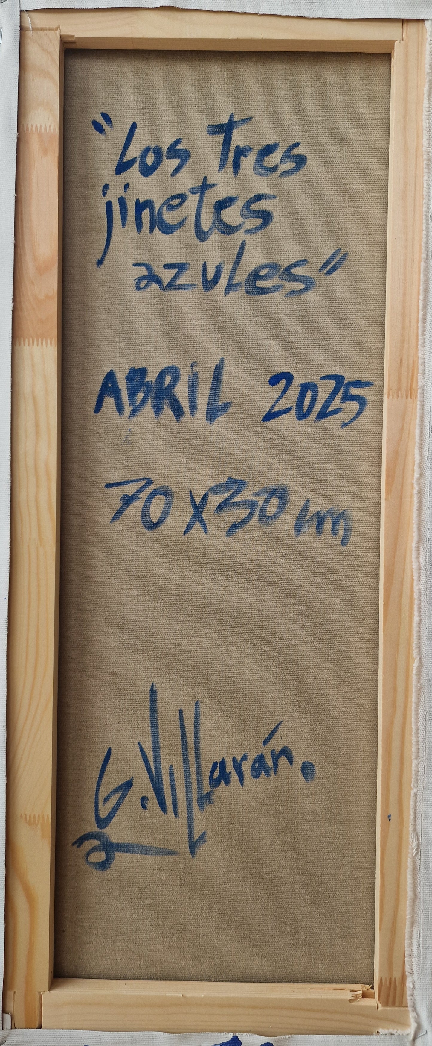 Los tres jinetes azules