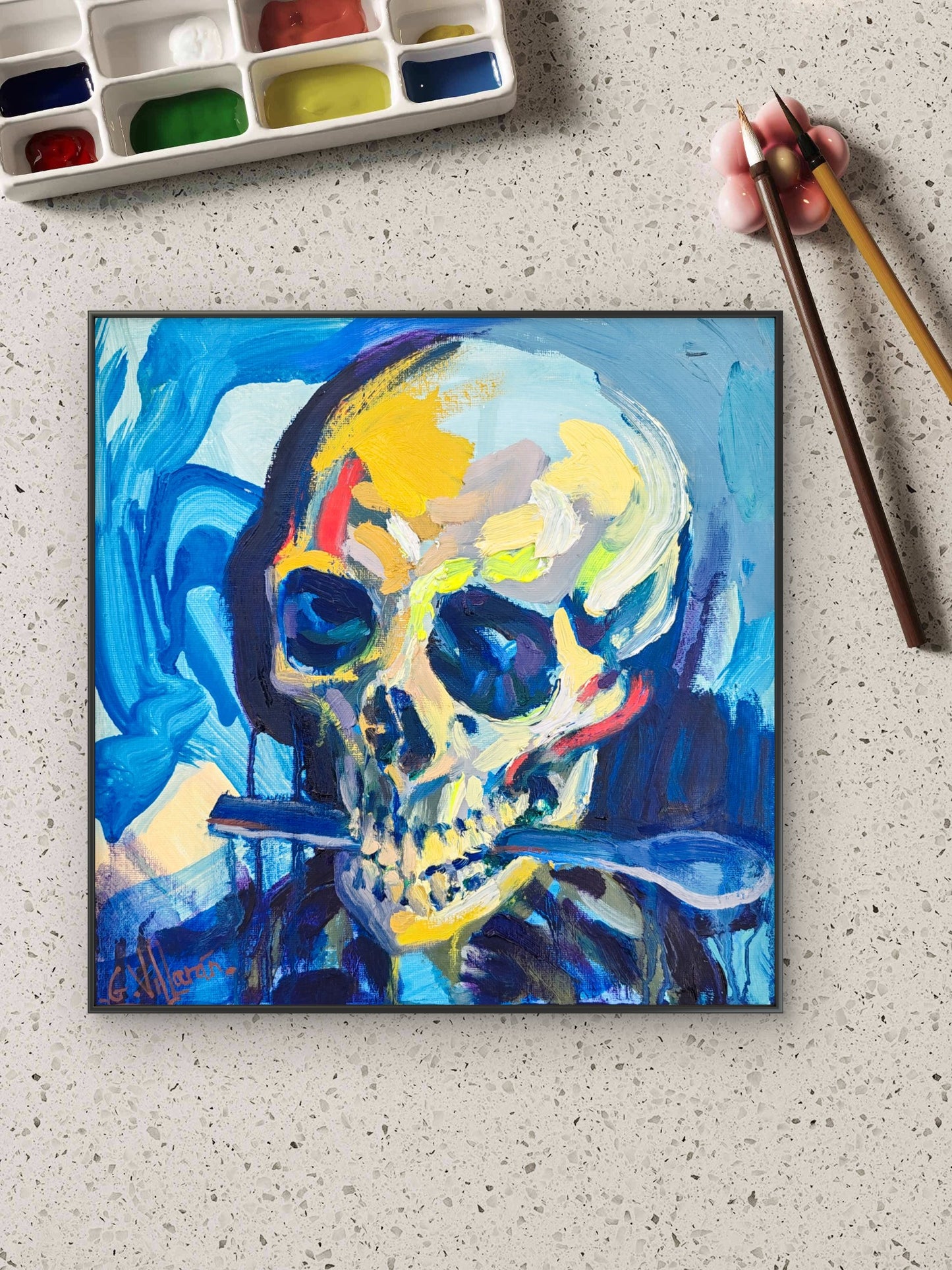 Vanitas del Artista HAMBRIENTO