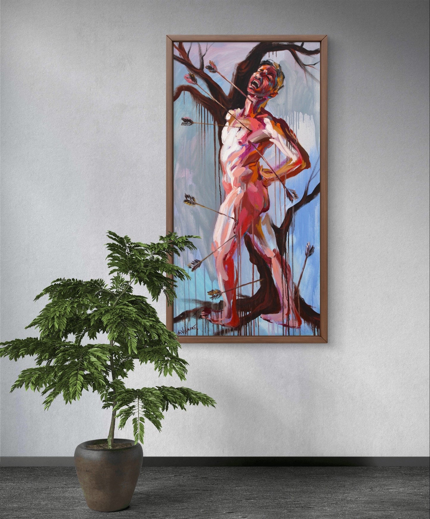 San Sebastian suffering