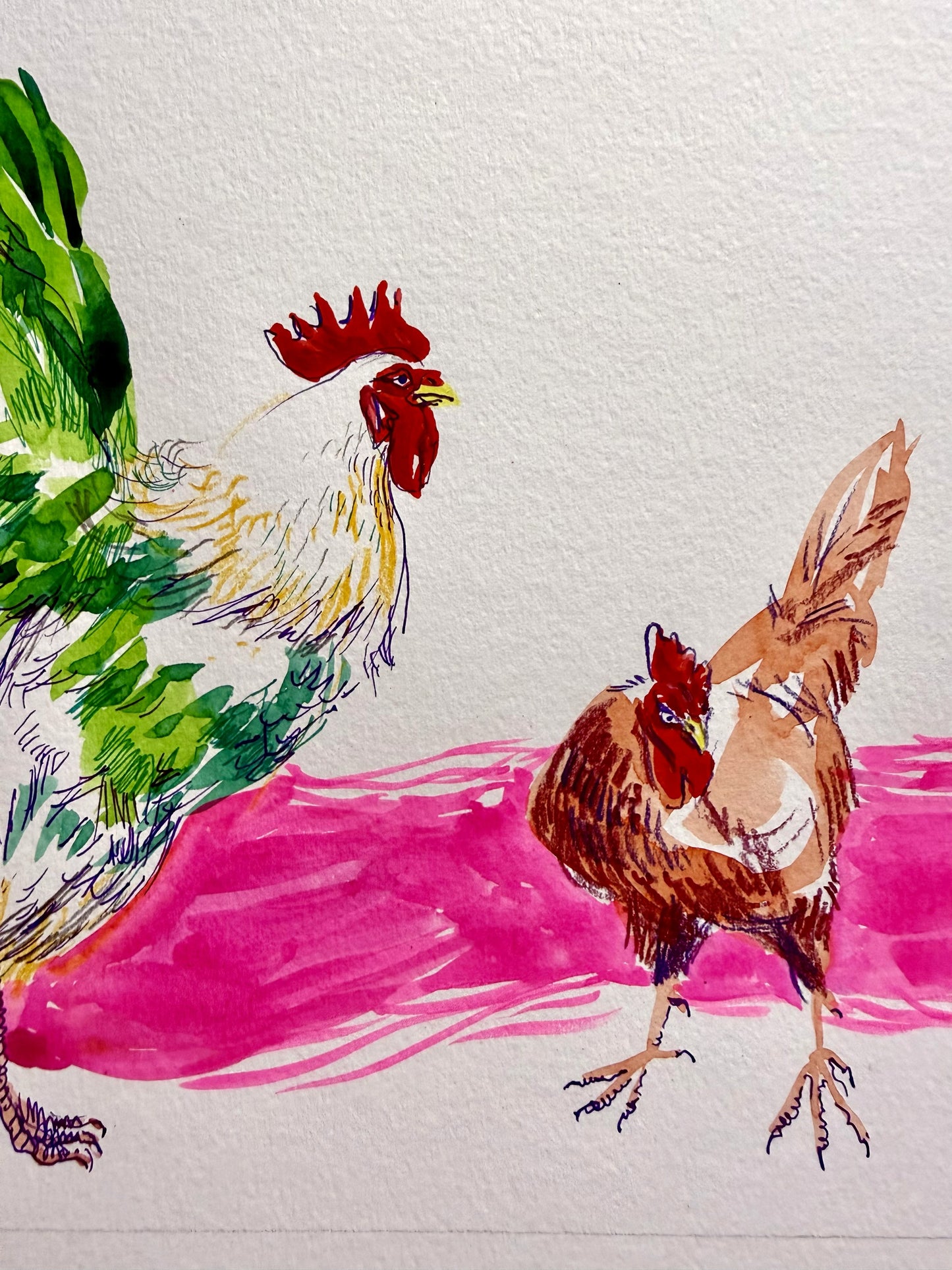 El gallo verde