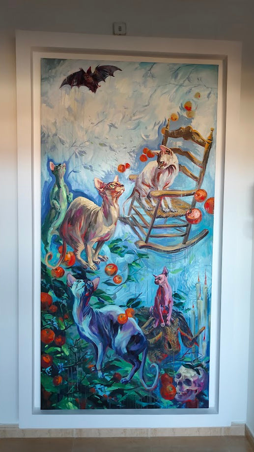 Billet de tombola pour le tableau "Vánitas DANA Valencia"