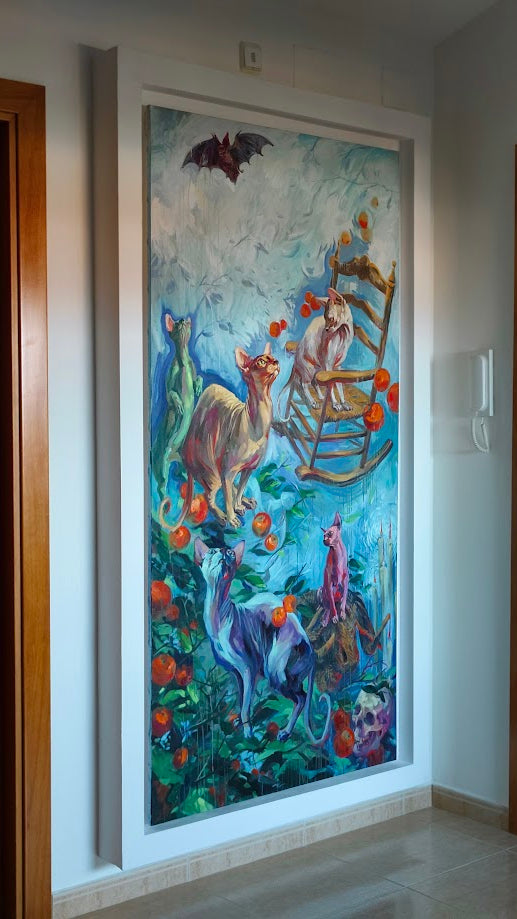 Billet de tombola pour le tableau "Vánitas DANA Valencia"