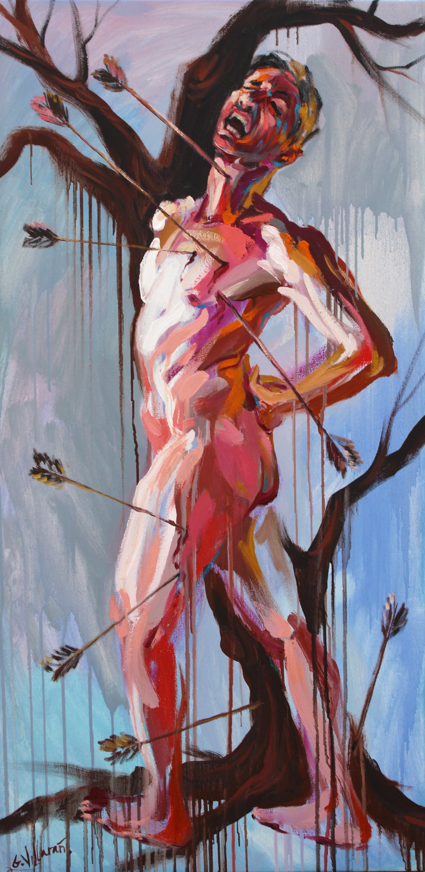 San Sebastian suffering