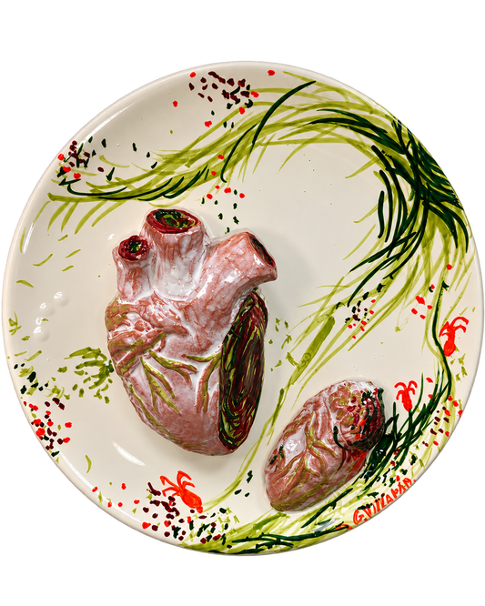 Corazón vegetal roto