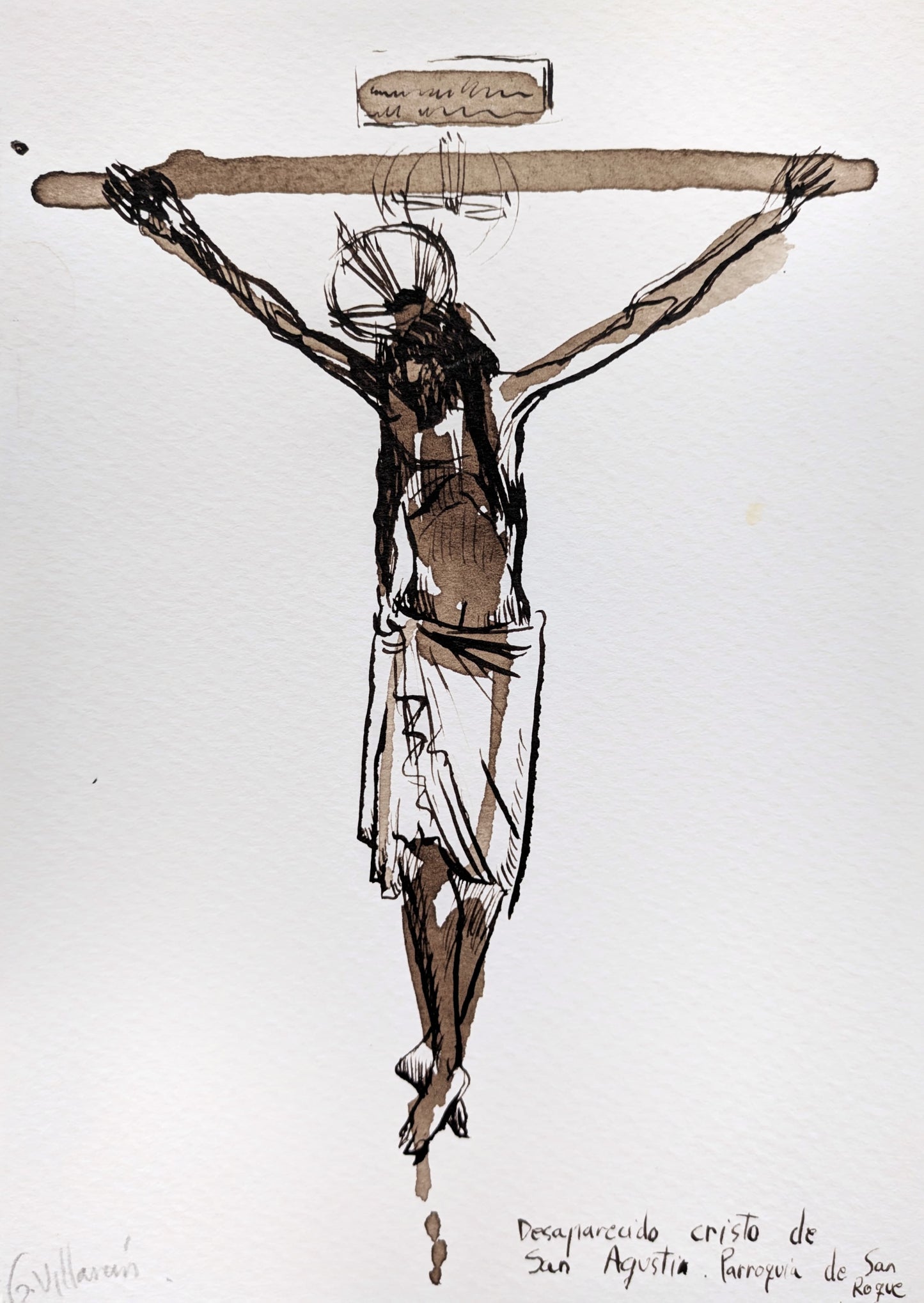 Disappeared Christ of San Agustín. Parish of San Roque