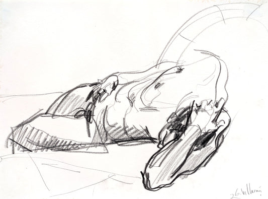 Boceto del ángel caído