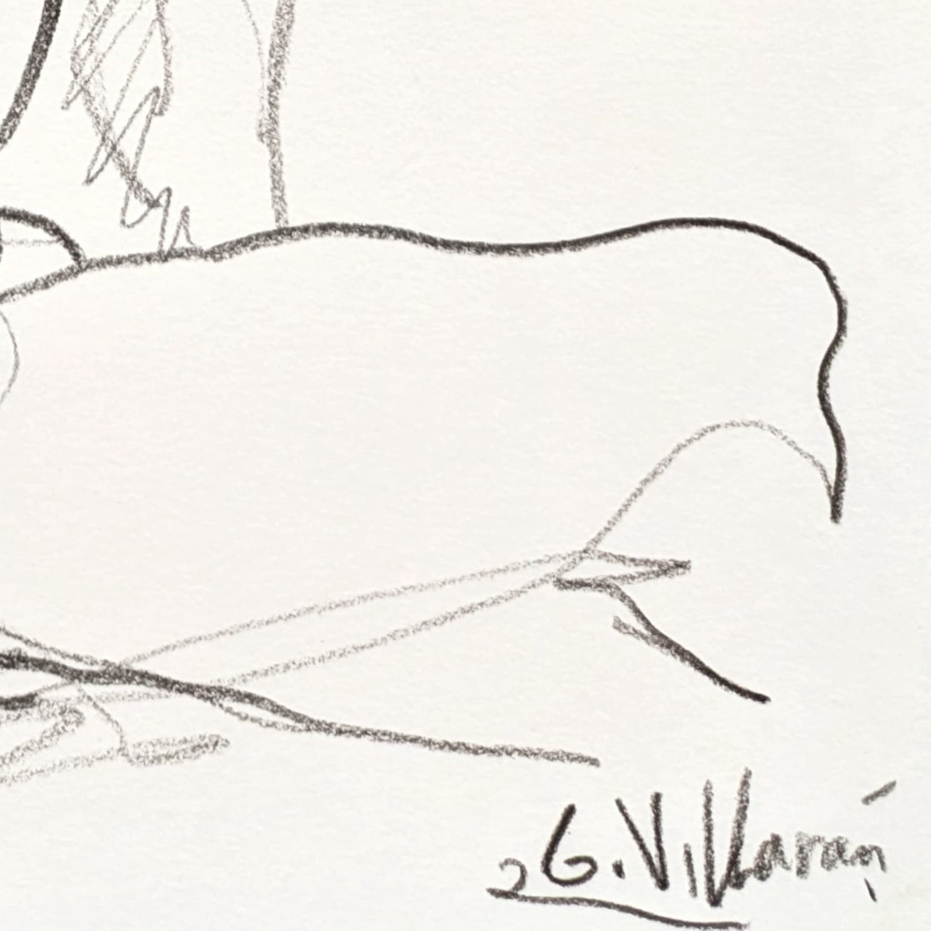 Boceto de escorzo II