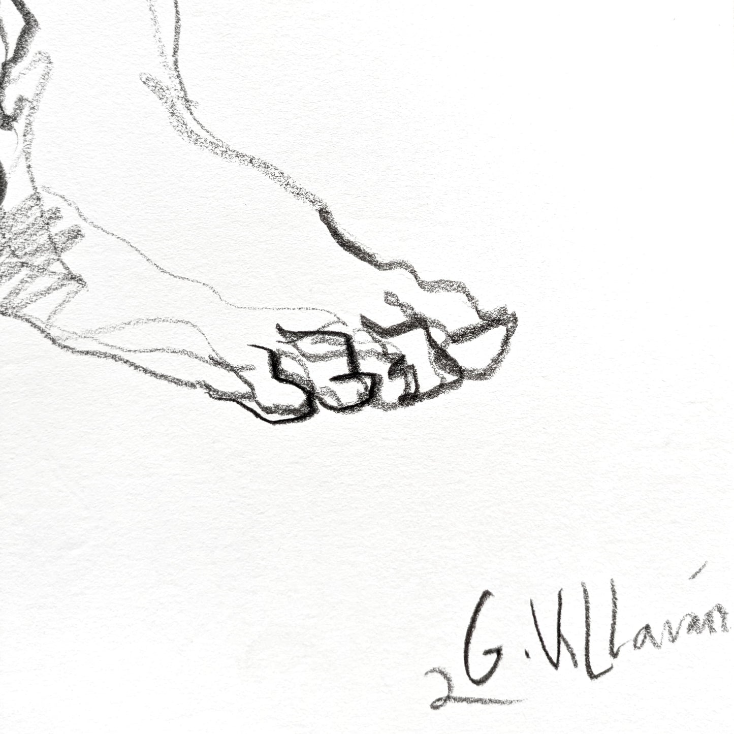 Boceto de escorzo IX