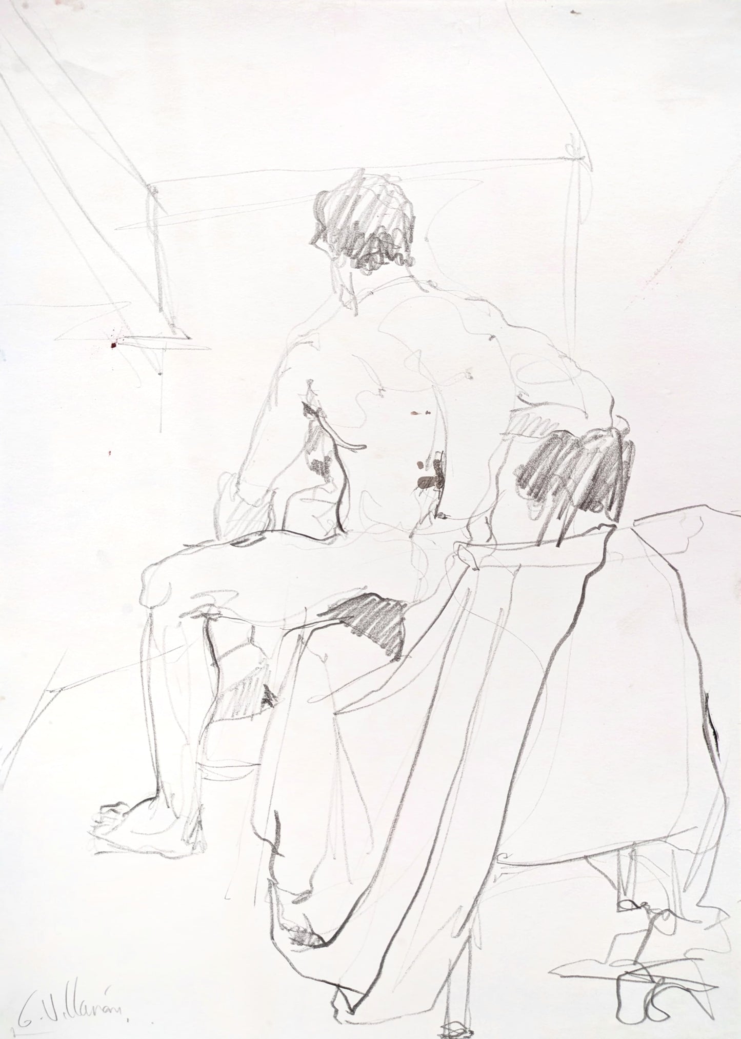 Boceto de escorzo VII