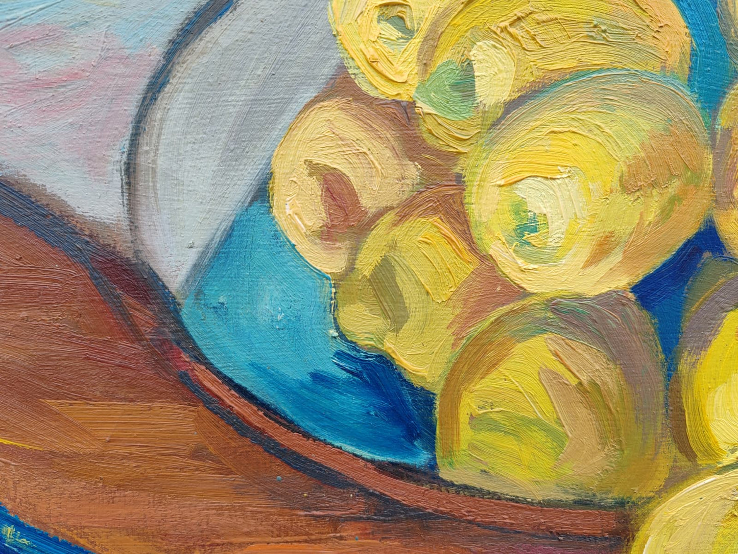 Limones sobre el espejo