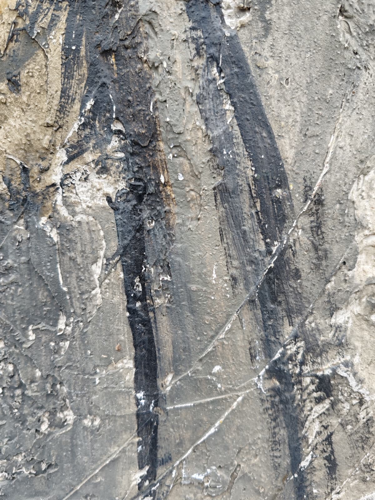 Retrato matérico de Paco Valera