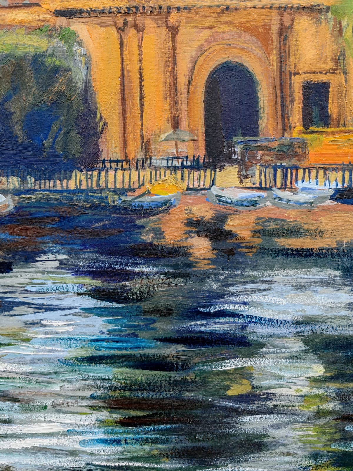 Boceto para obra de gran formato de la  Plaza España