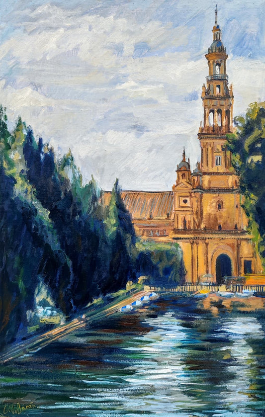 Boceto para obra de gran formato de la  Plaza España