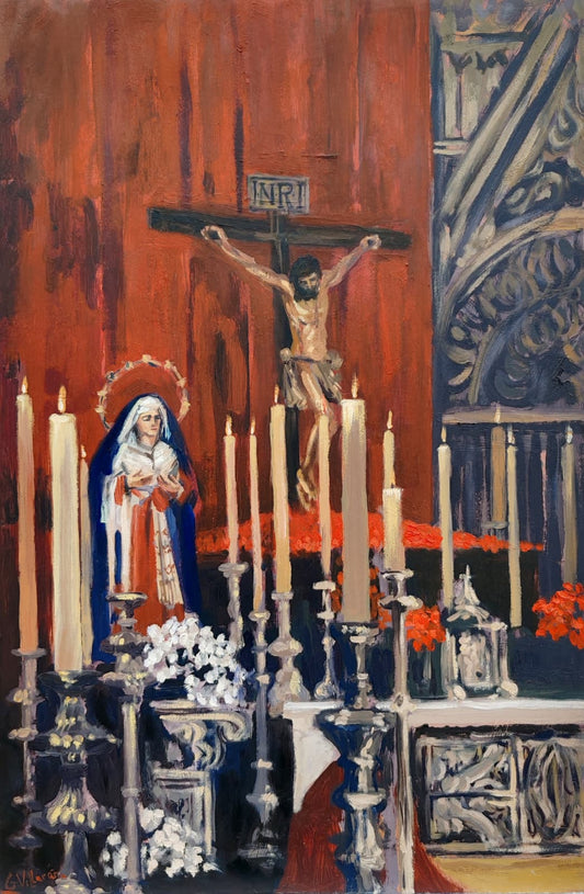 Estudio para cartel de Semana Santa
