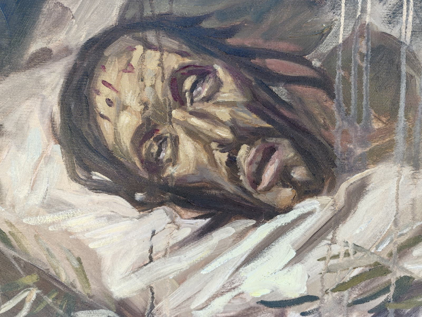 Cabeza de Cristo homenaje a Ressendi
