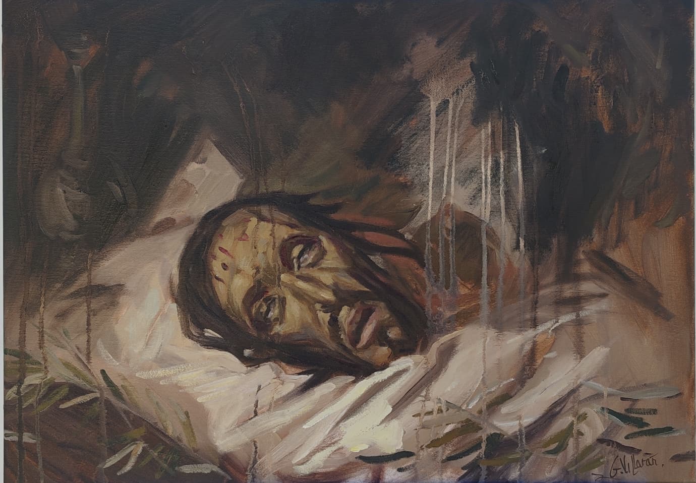 Cabeza de Cristo homenaje a Ressendi