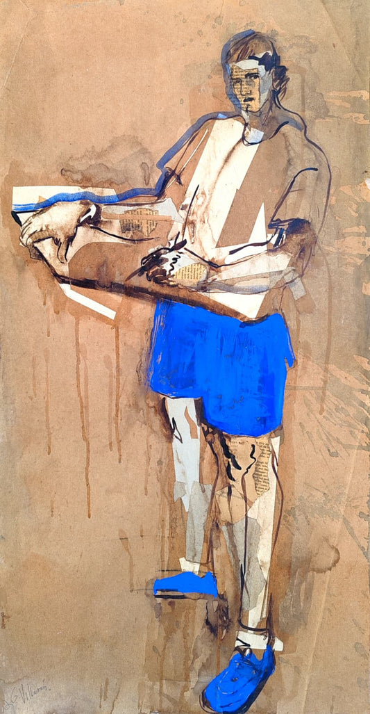 Autorretrato dibujando